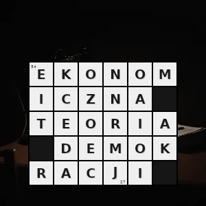 Hasło krzyżówkowe teoria analizująca i wyjaśniająca przy użyciu narzędzi ekonomicznych a więc w sposób odmienny od nauk politycznych funkcjonowanie państwa rządu i zachowania wyborców - ekonomiczna teoria demokracji – rozwiązanie, synonimy, podpowiedzi i definicje krzyżówkowe